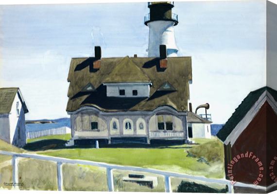 Edward Hopper Captain Strout's House Stretched Canvas Print / Canvas Art