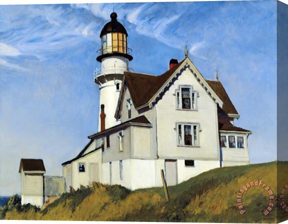 Edward Hopper Captain Upton's House Stretched Canvas Painting / Canvas Art