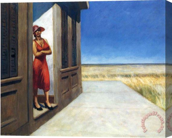 Edward Hopper Carolina Morning Stretched Canvas Print / Canvas Art