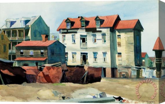 Edward Hopper Charleston Stretched Canvas Print / Canvas Art