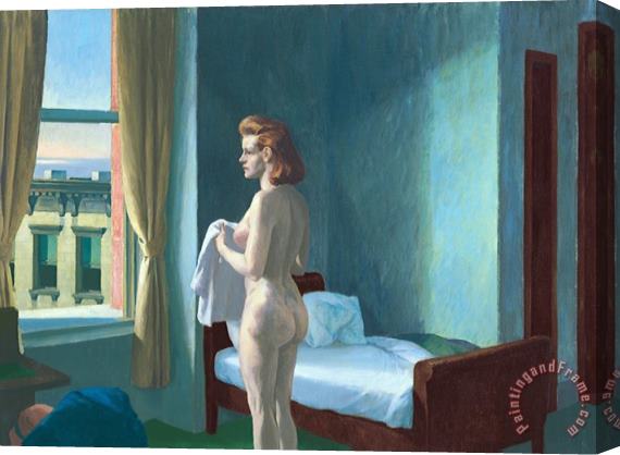 Edward Hopper Morning in a City Stretched Canvas Print / Canvas Art