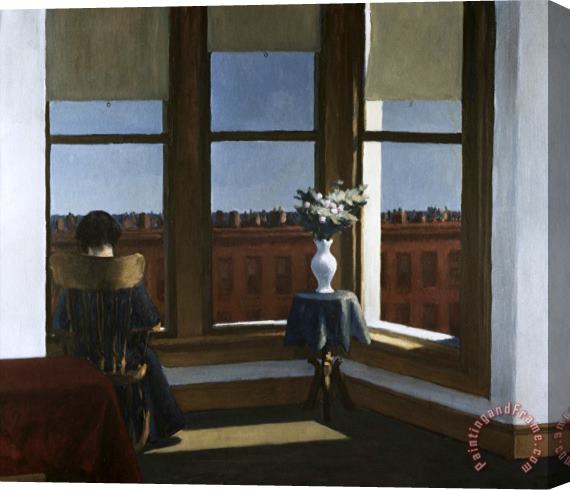 Edward Hopper Room in Brooklyn Stretched Canvas Painting / Canvas Art