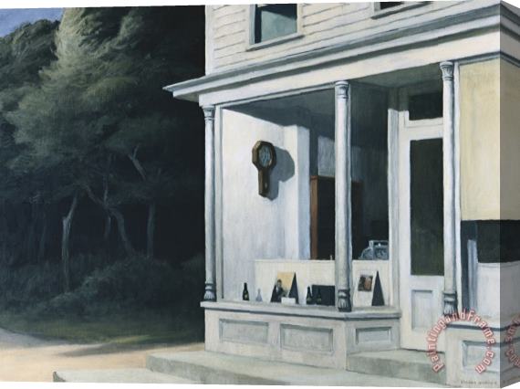 Edward Hopper Seven A.m. Stretched Canvas Print / Canvas Art