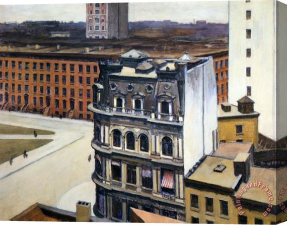 Edward Hopper The City Stretched Canvas Print / Canvas Art