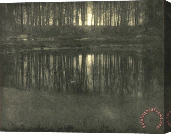 Edward Jean Steichen Moonlight The Pond Stretched Canvas Painting / Canvas Art