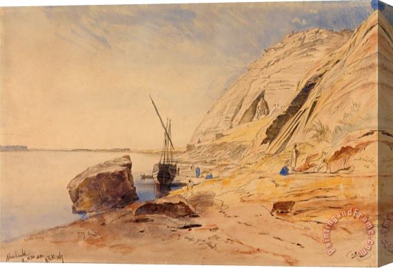 Edward Lear Abu Simbel, 11 11 30 Am, 8 February 1867 (374) Stretched Canvas Print / Canvas Art