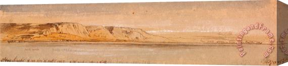 Edward Lear Abu Simbel 3 Stretched Canvas Print / Canvas Art