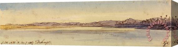 Edward Lear Dehmyt, 7 30 Am, 31 January 1867 (278) Stretched Canvas Print / Canvas Art