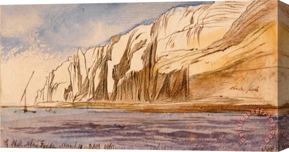 Edward Lear Gebel Sheikh Abu Fodde, 8 00 Am, 4 March 1867 (588) Stretched Canvas Painting / Canvas Art