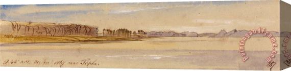 Edward Lear Near Tapha, 9 45 Am, 31 January 1867 (287) Stretched Canvas Painting / Canvas Art