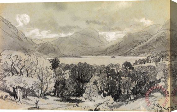 Edward Lear Ullswater, 14 Oct. 1836 Stretched Canvas Print / Canvas Art