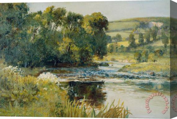 Edward Mitchell Bannister Streamside Stretched Canvas Print / Canvas Art