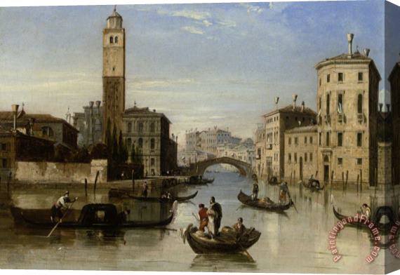 Edward Pritchett Entrance to The Cannaregio Stretched Canvas Painting / Canvas Art