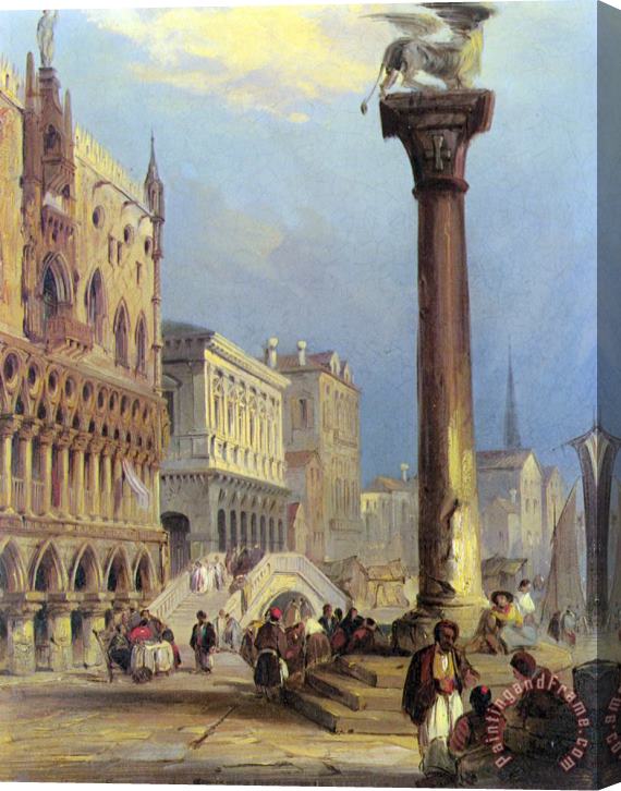 Edward Pritchett St. Marks And The Doges Palace, Venice Stretched Canvas Painting / Canvas Art