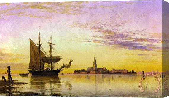 Edward William Cooke The Armenian Convent, Venice Stretched Canvas Print / Canvas Art
