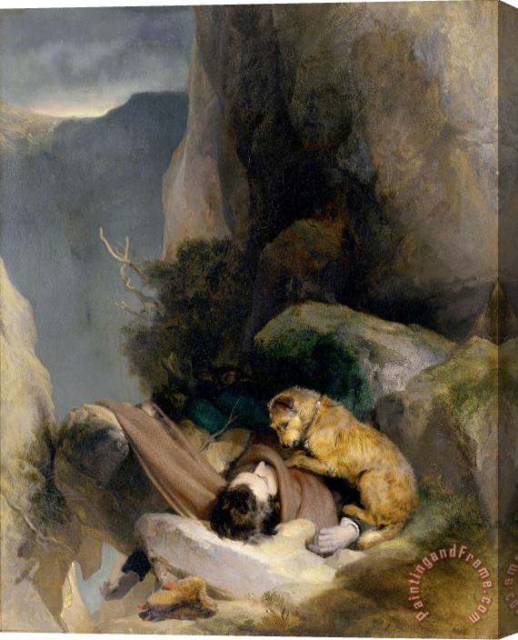 Edwin Landseer Attachment Stretched Canvas Painting / Canvas Art