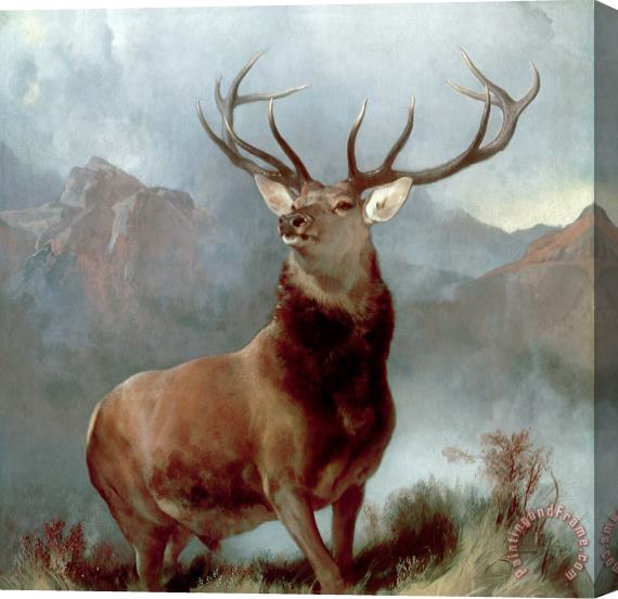 Edwin Landseer Monarch of The Glen Stretched Canvas Painting / Canvas Art