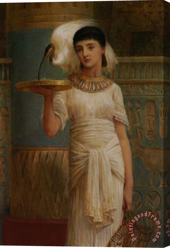 Edwin Longsden Long Alethe, Attendant of The Sacred Ibis Stretched Canvas Print / Canvas Art