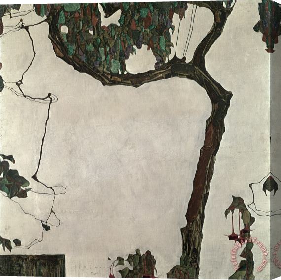 Egon Schiele Autumn Tree Stretched Canvas Painting / Canvas Art