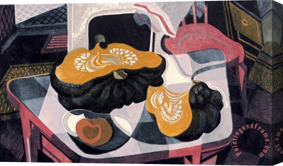 Eileen Mayo Pumpkin Stretched Canvas Print / Canvas Art