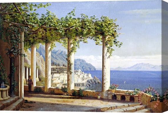 Eiler Rasmussen Eilersen Amalfi Del Convento Dei Capuccini Stretched Canvas Print / Canvas Art