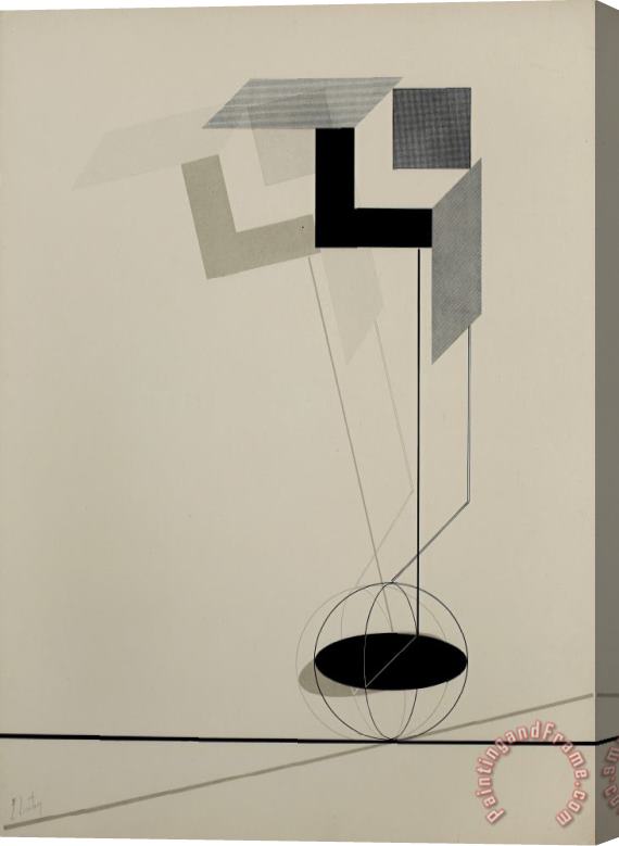 El Lissitzky Kestnermappe Proun, Rob. Levnis And Chapman Gmbh Hannover 2 Stretched Canvas Print / Canvas Art
