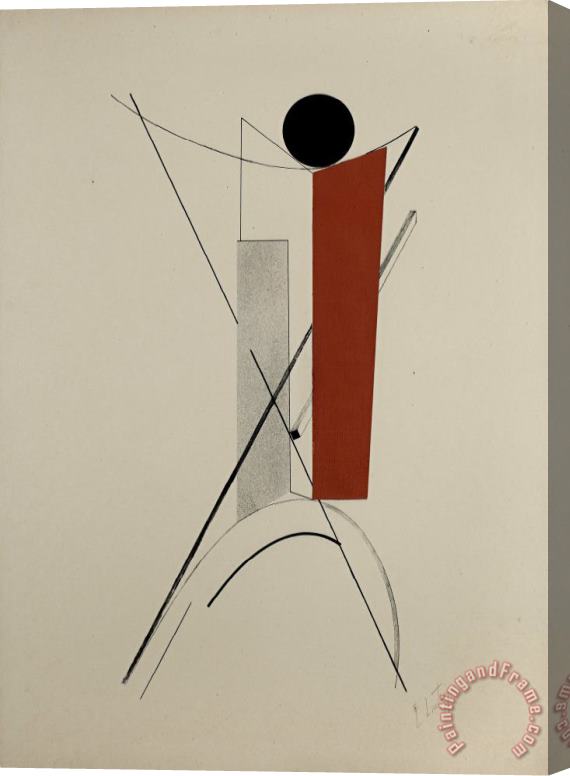 El Lissitzky Kestnermappe Proun, Rob. Levnis And Chapman Gmbh Hannover 3 Stretched Canvas Print / Canvas Art