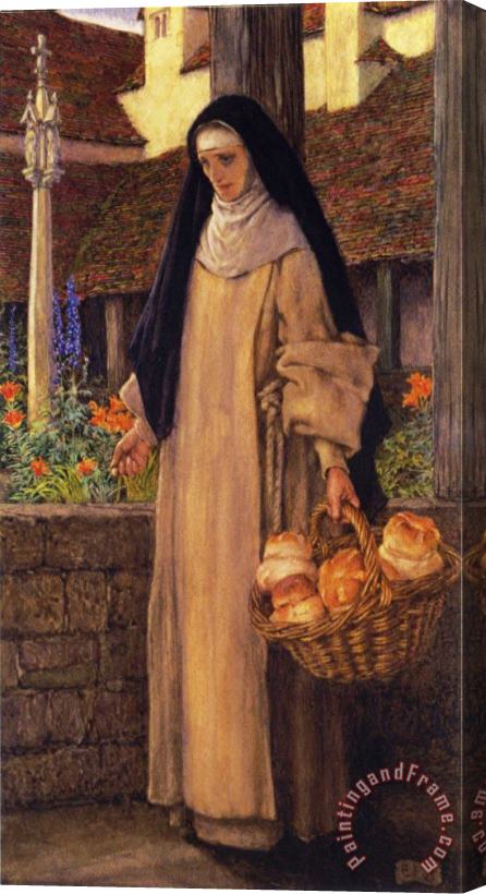 Eleanor Fortescue Brickdale Guinevere Stretched Canvas Painting / Canvas Art