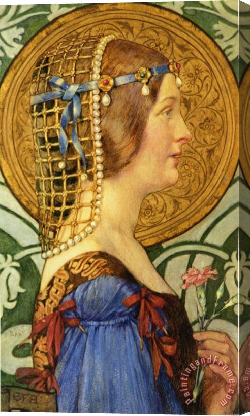 Eleanor Fortescue Brickdale If One Could Have That Little Head of Hers Stretched Canvas Painting / Canvas Art