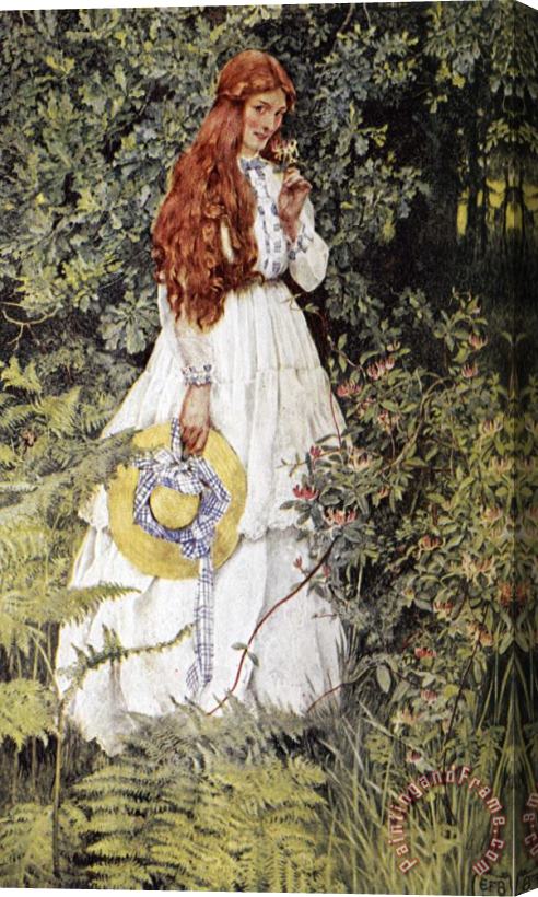 Eleanor Fortescue Brickdale Is She Not Pure Gold, My Mistress Stretched Canvas Print / Canvas Art