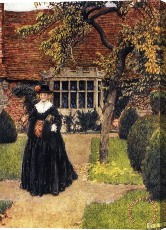 Eleanor Fortescue Brickdale When in Skills My Julia Goes Stretched Canvas Print / Canvas Art