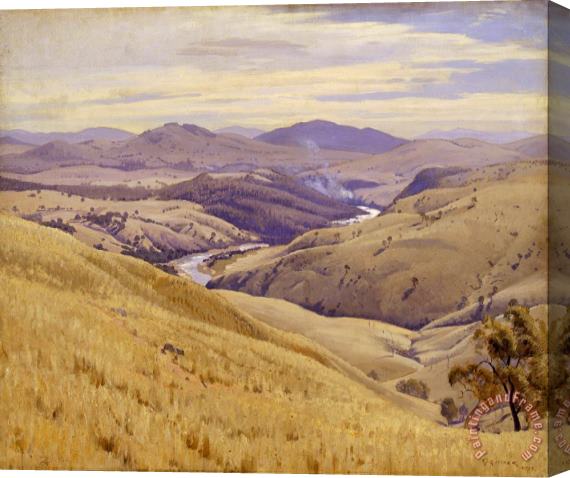 Elioth Gruner Weetangera, Canberra Stretched Canvas Print / Canvas Art
