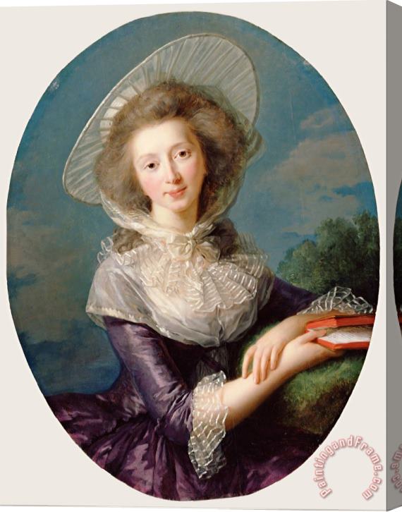 Elisabeth Louise Vigee Lebrun The Vicomtesse De Vaudreuil Stretched Canvas Print / Canvas Art