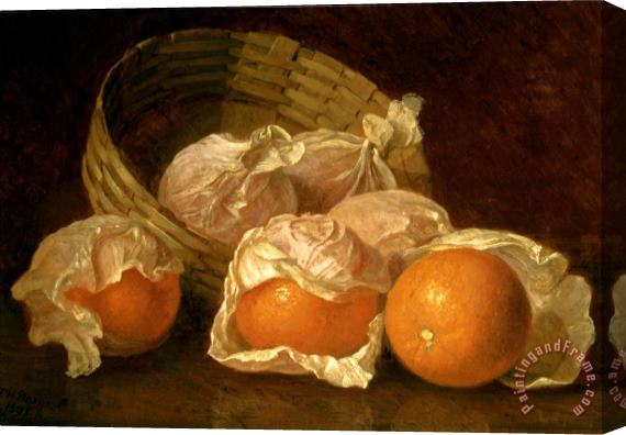 Eloise Harriet Stannard A Basket of Oranges 1895 Stretched Canvas Painting / Canvas Art