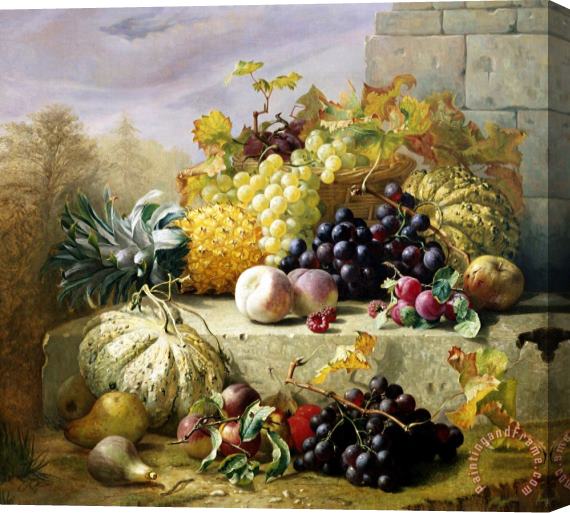 Eloise Harriet Stannard A Profusion of Fruit by Eloise Harriet Stannard Stretched Canvas Print / Canvas Art