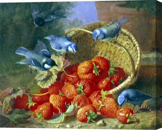 Eloise Harriet Stannard Feast of Strawberries Stretched Canvas Print / Canvas Art