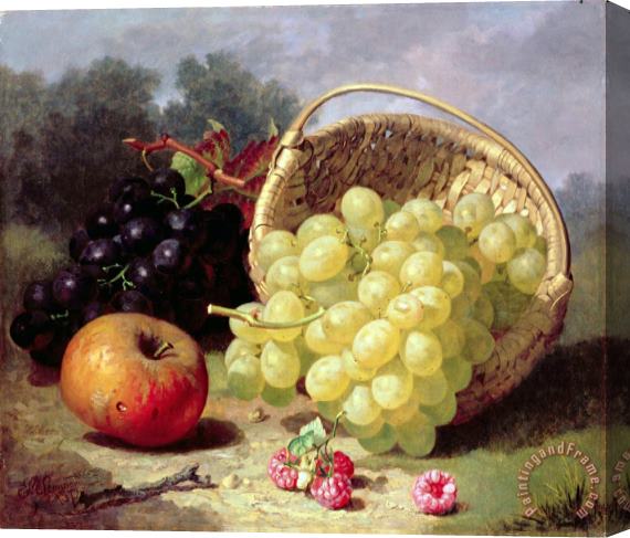 Eloise Harriet Stannard Still Life with Fruit 1873 Stretched Canvas Painting / Canvas Art