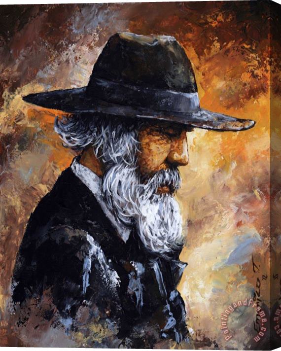 Emerico Toth Old Man Stretched Canvas Print / Canvas Art
