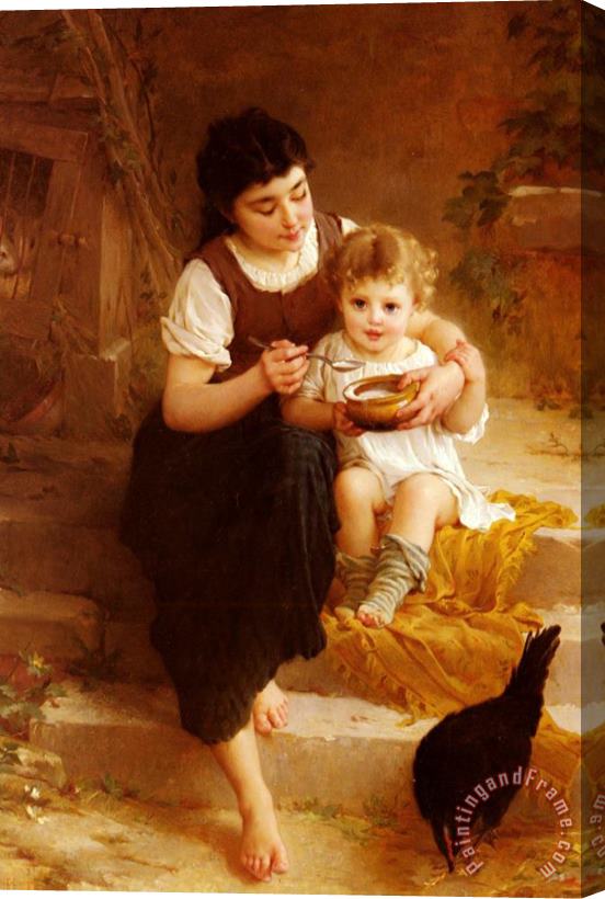 Emile Munier Big Sister Stretched Canvas Painting / Canvas Art