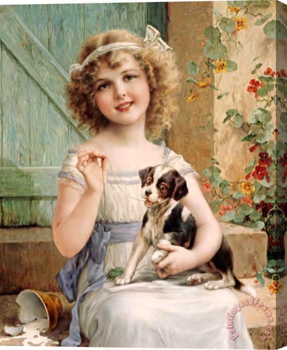 Emile Vernon Waiting for The Vet Stretched Canvas Print / Canvas Art