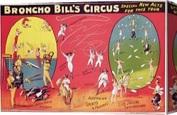 At The Circus Canvas Prints - Bronco Bills Circus by English School