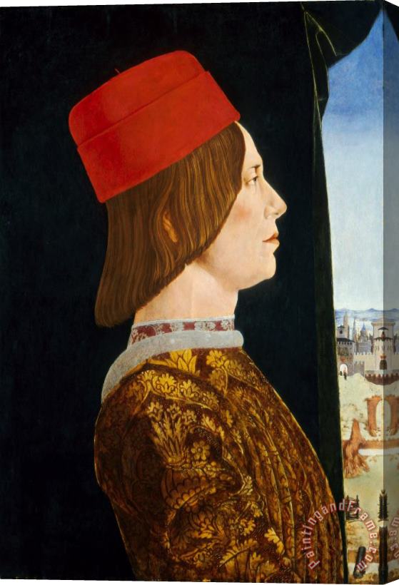 Ercole de Roberti Giovanni II Bentivoglio Stretched Canvas Print / Canvas Art