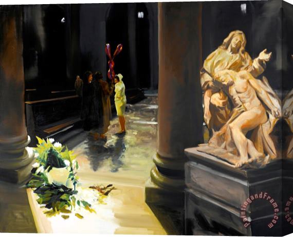 Eric Fischl If The Dead Had Ears Stretched Canvas Print / Canvas Art