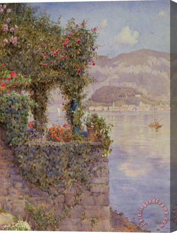 Ernest Arthur Rowe Bellagio from Tremezzo Stretched Canvas Painting / Canvas Art