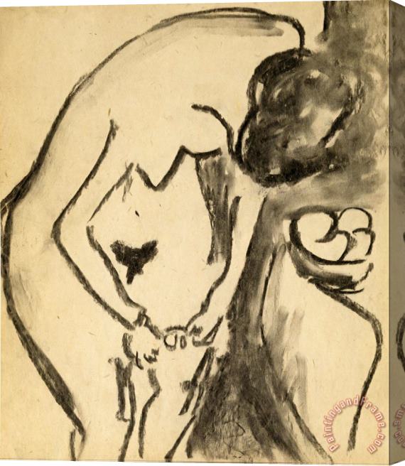 Ernst Ludwig Kirchner Nude Stretched Canvas Painting / Canvas Art