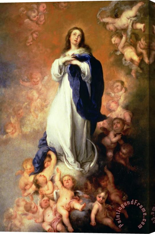 Esteban Murillo Immaculate Conception of the Escorial Stretched Canvas Print / Canvas Art