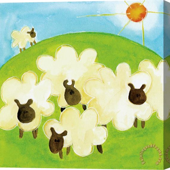 Esteban Studio Sheep Stretched Canvas Print / Canvas Art