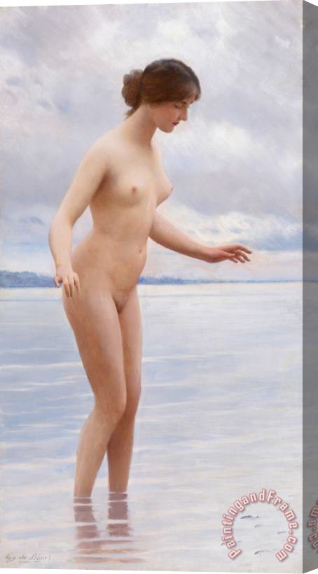 Eugen von Blaas In The Water, 1914 Stretched Canvas Painting / Canvas Art