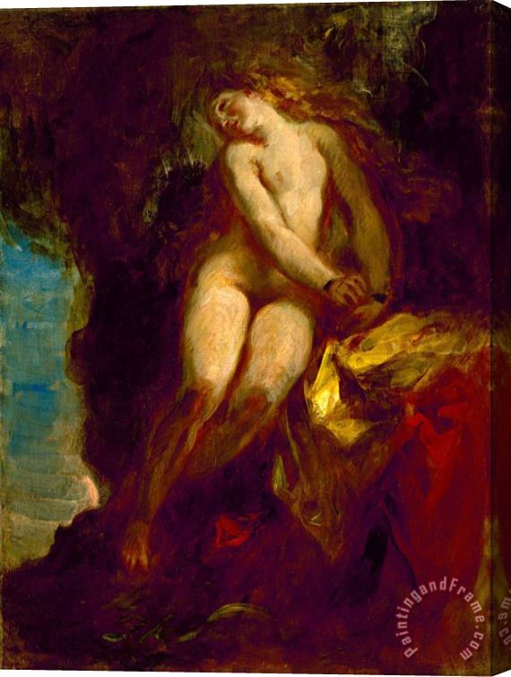 Eugene Delacroix Andromeda Stretched Canvas Painting / Canvas Art