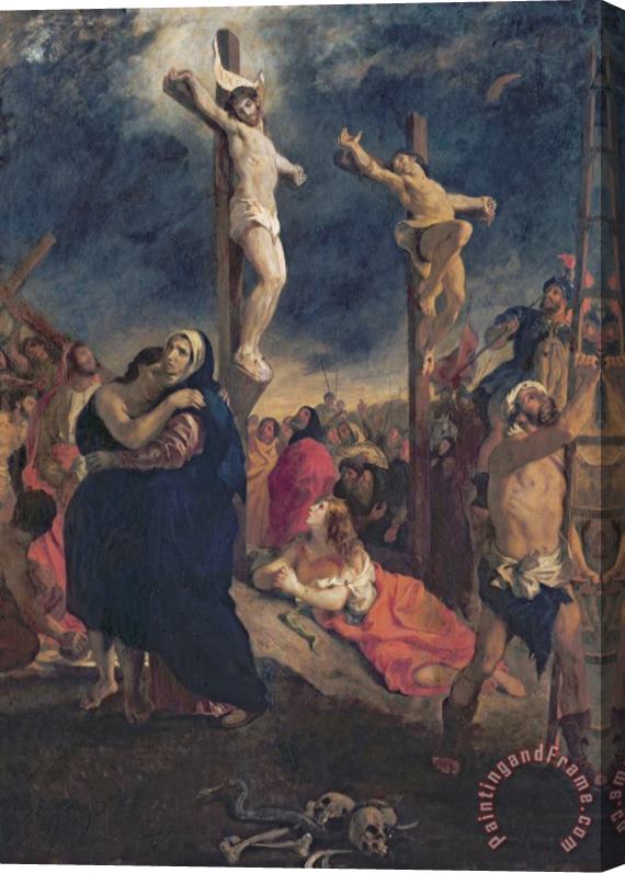 Eugene Delacroix Christ on The Cross Stretched Canvas Painting / Canvas Art